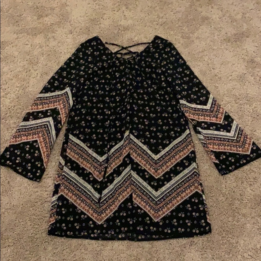 Patterned Boho Dress